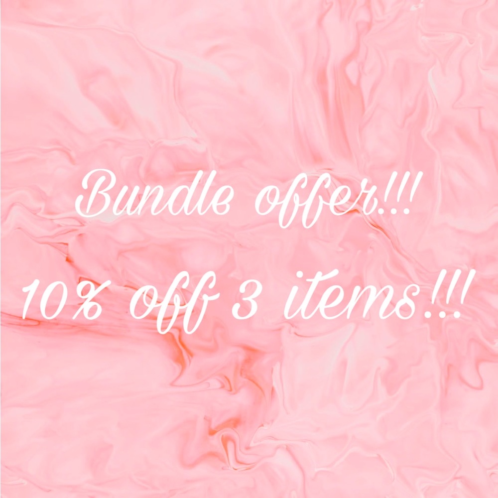 10% off 3 Items!!!